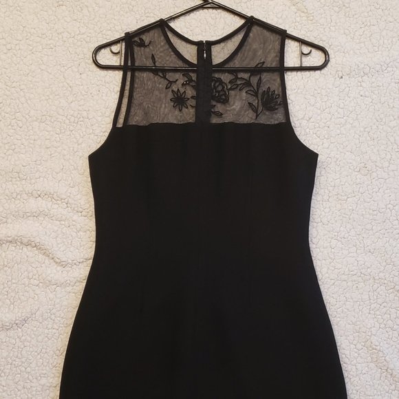 Vintage Illusion Neck Sheath Dress - Picture 5 of 6